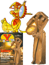 YPS 516 Solara - die Königin des Lichts mit ihrer spiegelnden Sonnen-Lupe