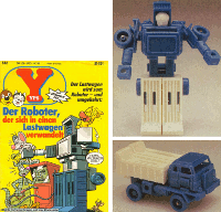 YPS 542 Der Roboter, der sich in einen Lastwagen verwandelt