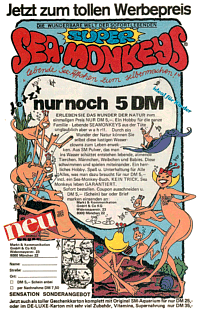 Die inzwischen kultige Sea-Monkey-Werbung aus den 80ern