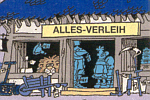 Wu&szlig;test Du schon, dass der "Alles-Verleih" im Sherwood Forest von 9-22 Uhr ge�ffnet hat??