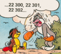 Wu&szlig;test Du schon, dass Brutus ohne Unterbrechung von 1 bis 22302 z�hlen kann??